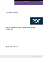 Sistemas de Gestión Empresarial - Norma ANSI