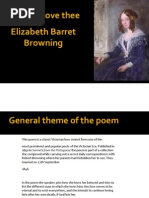 How Do I Love Thee - B. Browning Elizabeth