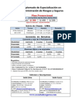 Plan de Inversión- DIPLOMADO LIMA 2014