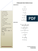 Formulario Teoria de Colas