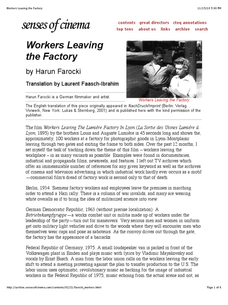 workers-leaving-the-factory-by-harun-farocki-pdf-strike-action