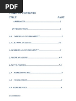 Marketing Audit Analysis-Own