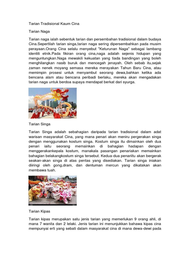 Tarian Tradisional Cina Pdf