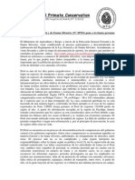 La Nueva Ley Forestal y de Fauna Silvestre (Nº 29763) Pone A La Fauna Peruana en Peligro - Noga Shanee/NPC
