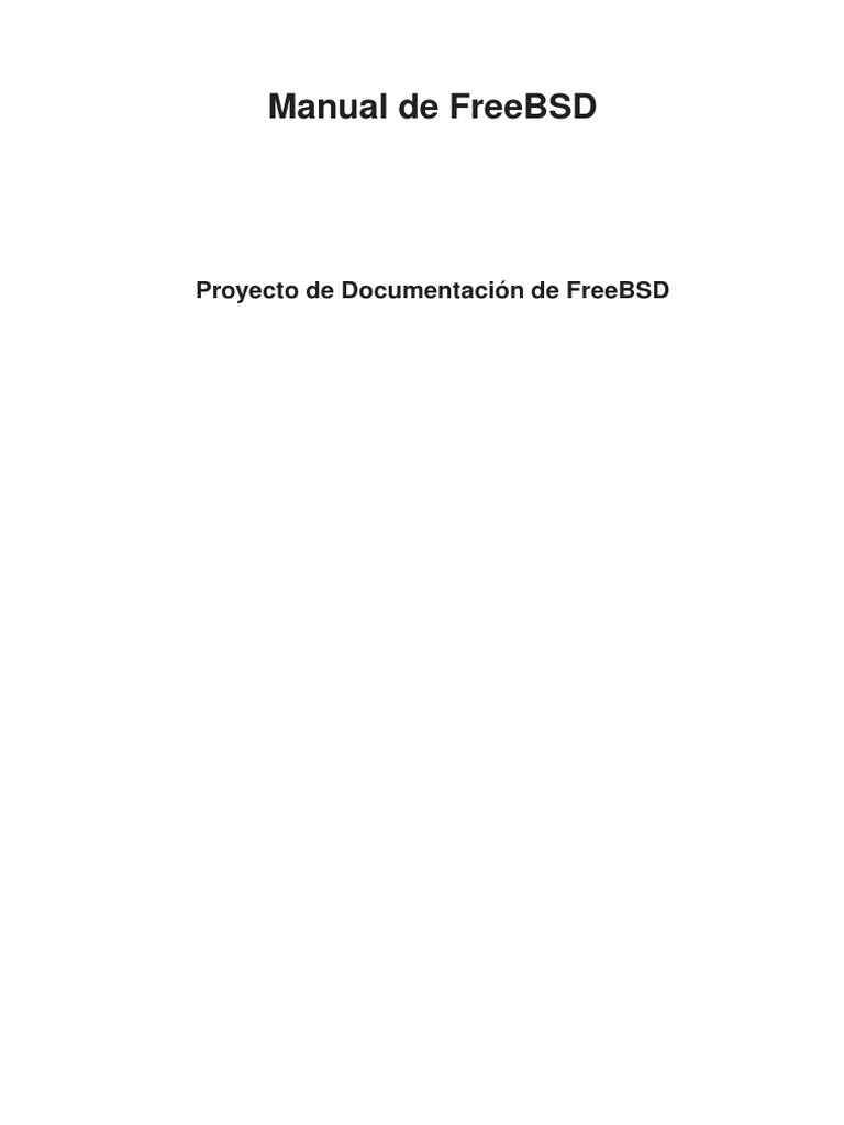 Handbook Freebsd