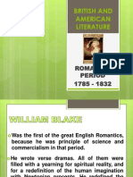 British and American Literature: Romantic Period 1785 - 1832