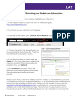 Purchasing/Activating Your Taskstream Subscription: Option 1. If You Have Been Issued A Key Code