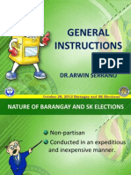 General Instructions: DR - Arwin Serrano