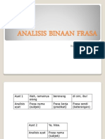 Analisis Binaan Frasa