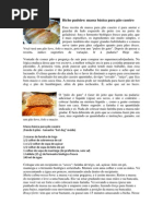 pão caseiro simples