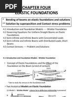 Chapter Four Elastic Foundations