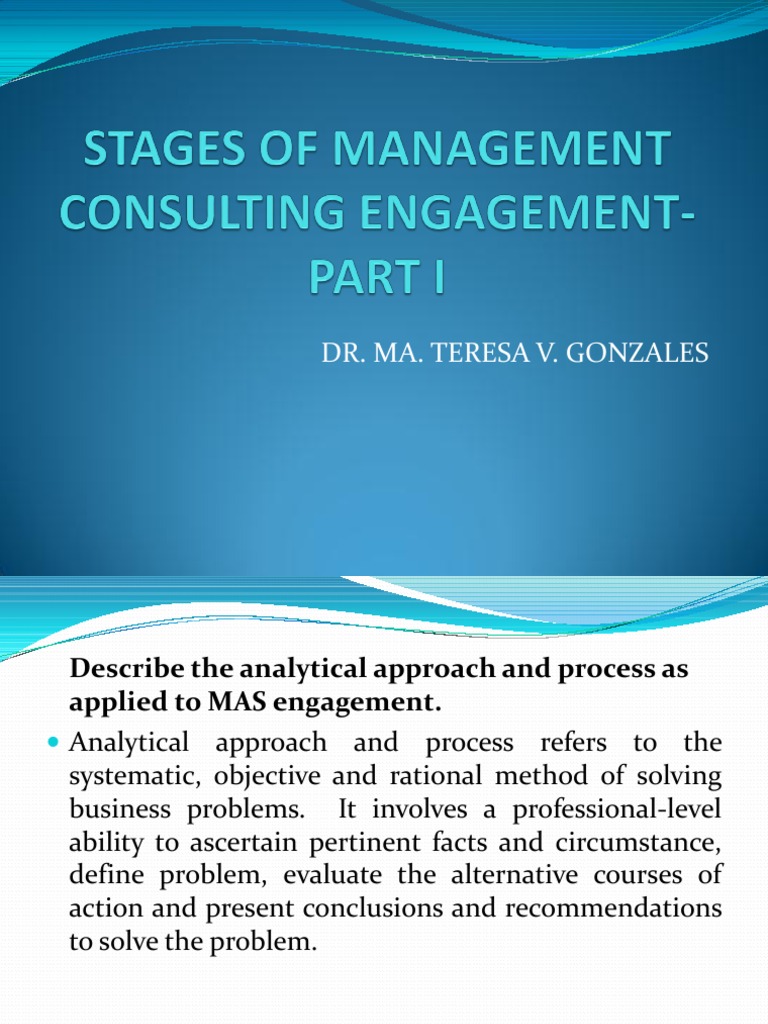 Management Consulting Engagement Steps | PDF | Data Analysis | Causality