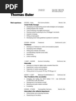 Download ThomasEulerCV by Thomas Euler SN19951718 doc pdf