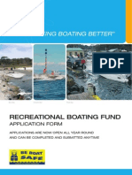 Application Form MAST Recreational Boating Fund