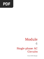 Single-Phase AC Circuits: Version 2 EE IIT, Kharagpur