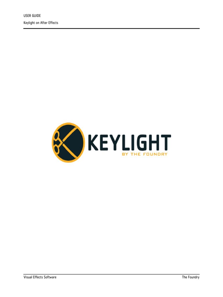 Keylight AE User Guide | PDF | Graphic Design | Vision