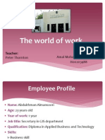 The World of Work