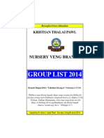 Nursery Veng Branck KTP Group List 2014