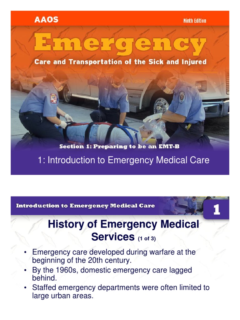Chapter 1 Ems PDF Emergency Medical Services Public Services