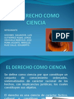 Presentacion El Derecho Como Ciencia