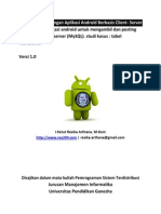 Android Get Dan Post Data Pada Dbservr