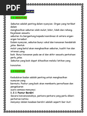 Teknik Nyanyian Pdf