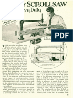 Efficient Scrollsaw for Heavy Duty, A High-Speed Machine With a 22 Inch Swing