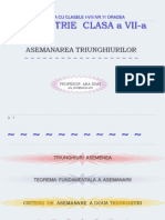 7 Asemanarea Triunghiurilor