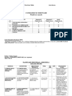 Planificare Consiliere Si Orientare Cls 7