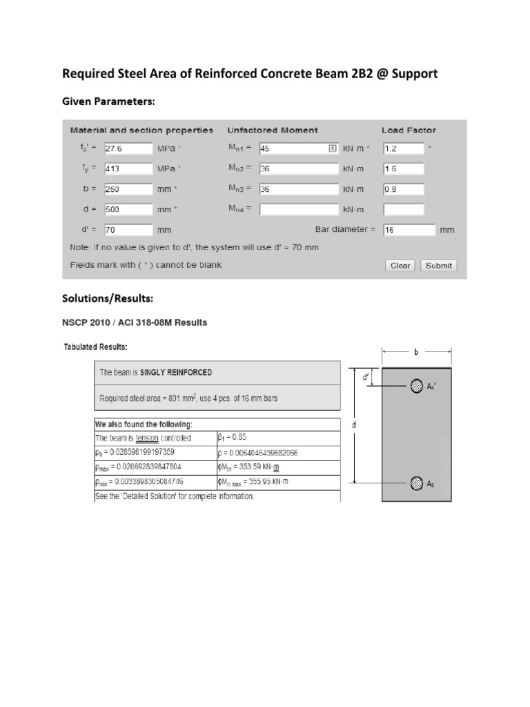 Reinforced Concrete Beam Design Guide | PDF | Technology & Engineering