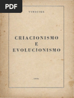 Criacionismo e Evolucionismo