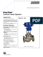 Product Specifications for FOXTOP Control Valve System PSS 4-24A1 F