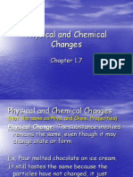 4 - Physical and Chemical Changes