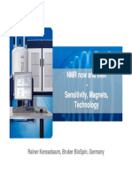 NMR Now and Then - Sensitivity, Magnets, Technology