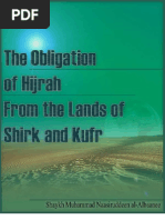 The obligation of hijrah from the lands of shirk and kufr