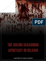 The ruling regarding Apostasy in Islam