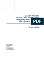 Sjzl20093287-ZXWN GGSN Gateway GPRS Support Node Emergency Fault Handling and System Recovery_229781