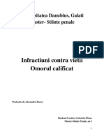 Referat-Omorul Calificat