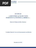 Às Urnas - A Luta pelo Voto Feminino na Península Ibérica