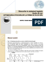 Stocurile in Sistemul Logistic + Studiu de Caz