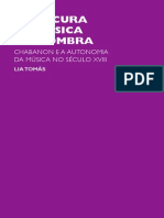 A Procura Da Musica Sem Sombra