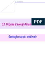 c6 Generatia Oraselor Medievale