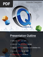 Download Qbule Corporate Presentation by Qbule Marcom SN199581074 doc pdf