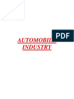 Automobile Industry in India Project Report