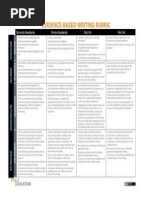 NY Regents ELA Argument Writing Rubric | PDF | Essays | Citation