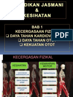 NOTA BAB 1 PJK T5: Kecergasan Fizikal