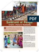 Hindu Festival Sankranti or Pongal Magazine Color