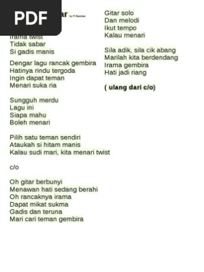 Bunyi Gitar By P Ramlee Pdf