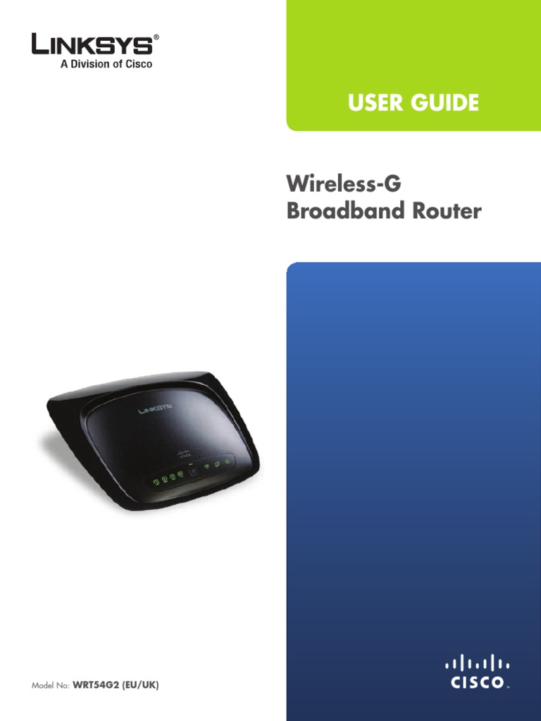 Linksys Wireless-G Broadband WRT54G2 V1 | PDF | Ip Address | Wi Fi