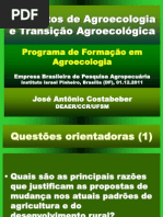 Conceitos de Agroecologia e Transicao Agroecologica - Jose Antonio Costabeber